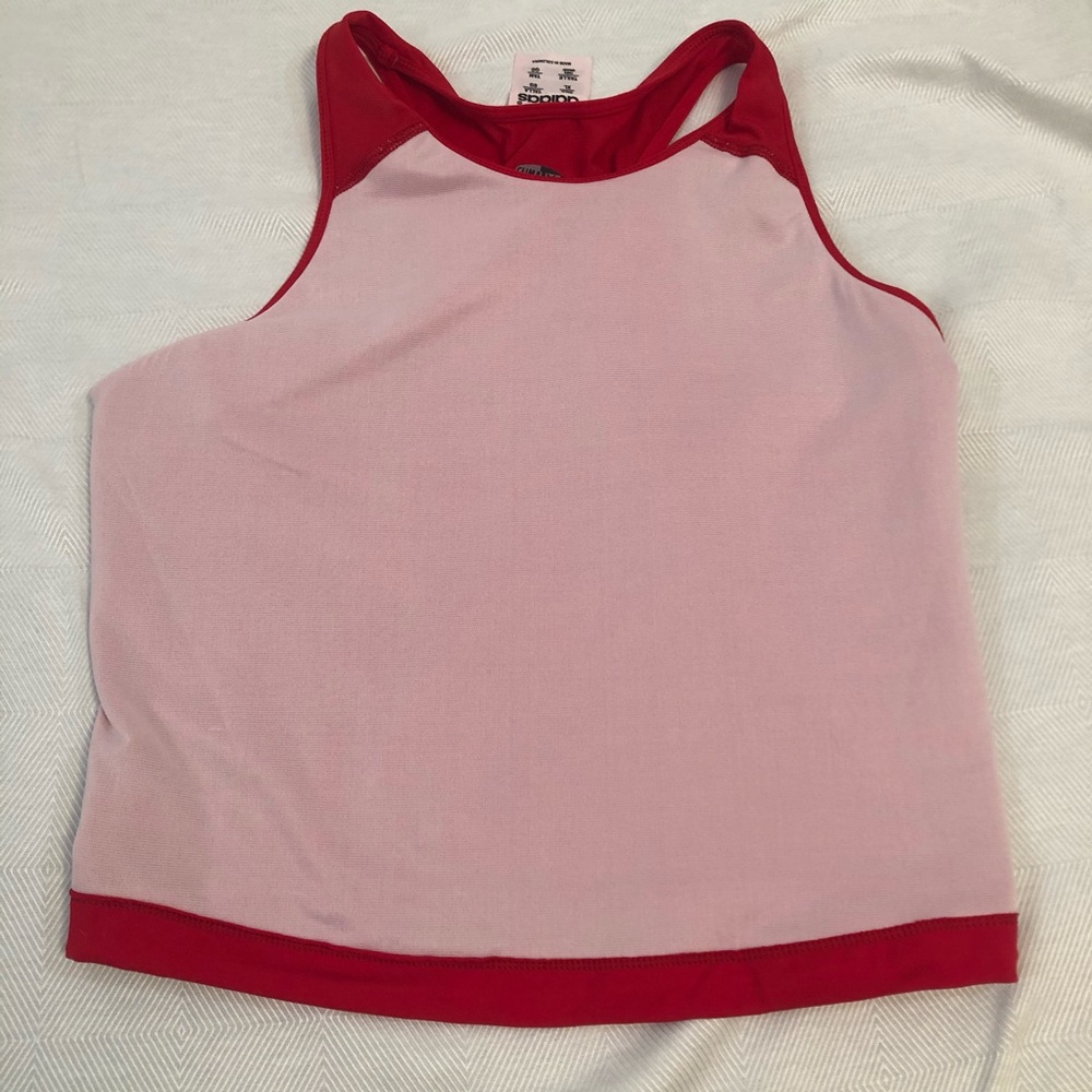 Adidas Red Athletic Racerback Top - Picture 5 of 5